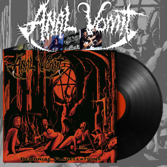 ANAL VOMIT Demoniac Flagellations LP BLACK [VINYL 12'']